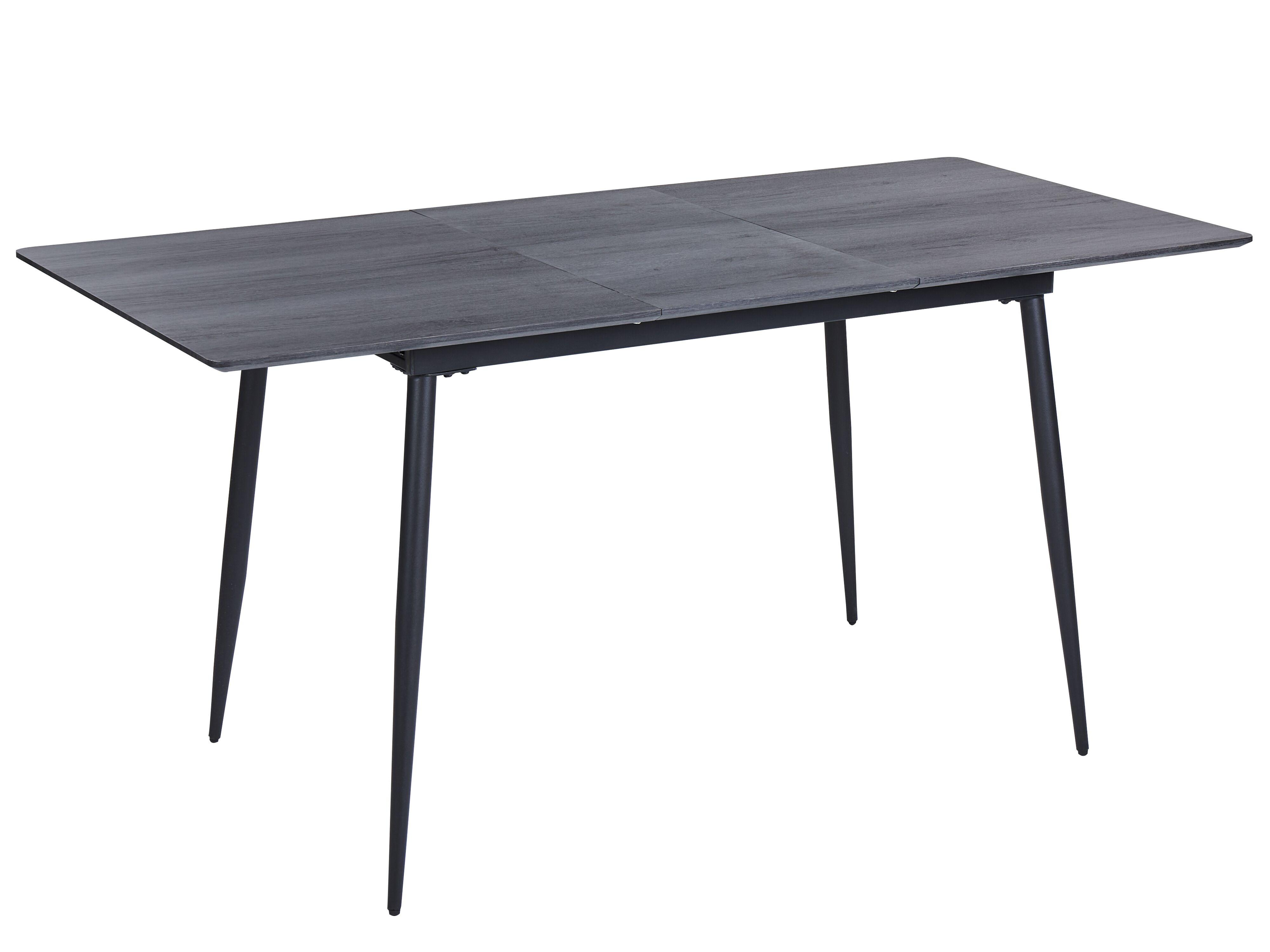 Wohnli Möbelsuche - ESSTISCH grau/schwarz 120-160/80 cm ausziehbar Gelanda