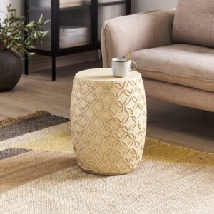 wohnli-moebel-suche-800000720060-1 BEISTELLTISCH Beton hellbeige rund 33 cm Zogno Stein Beliani Möbel > Tische > Beistelltische Beige