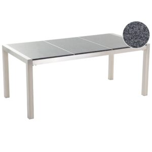 wohnli-moebel-suche-800000721625 Wohnli Möbelsuche - GARTENTISCH Edelstahl/Granit grau poliert 180/90 cm Grosseto