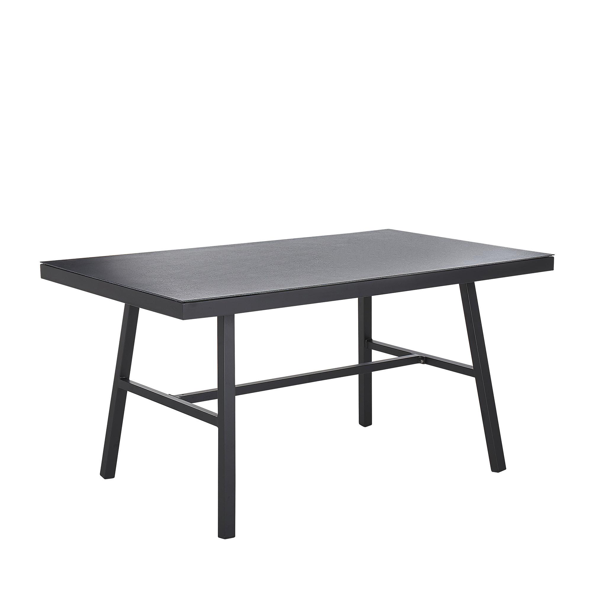 wohnli-moebel-suche-800000721702 Wohnli Möbelsuche - GARTENTISCH Aluminium schwarz 150/90 cm Canetto