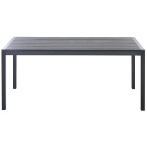 wohnli-moebel-suche-800000721713-1 GARTENTISCH Aluminium schwarz 180/90 cm Vernio Kunststoff Beliani Garten & Outdoor > Gartenmöbel > Gartentische Schwarz