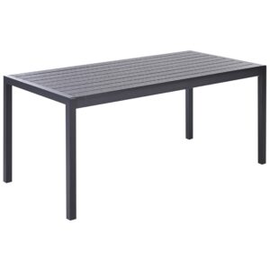 wohnli-moebel-suche-800000721713 Wohnli Möbelsuche - GARTENTISCH Aluminium schwarz 180/90 cm Vernio