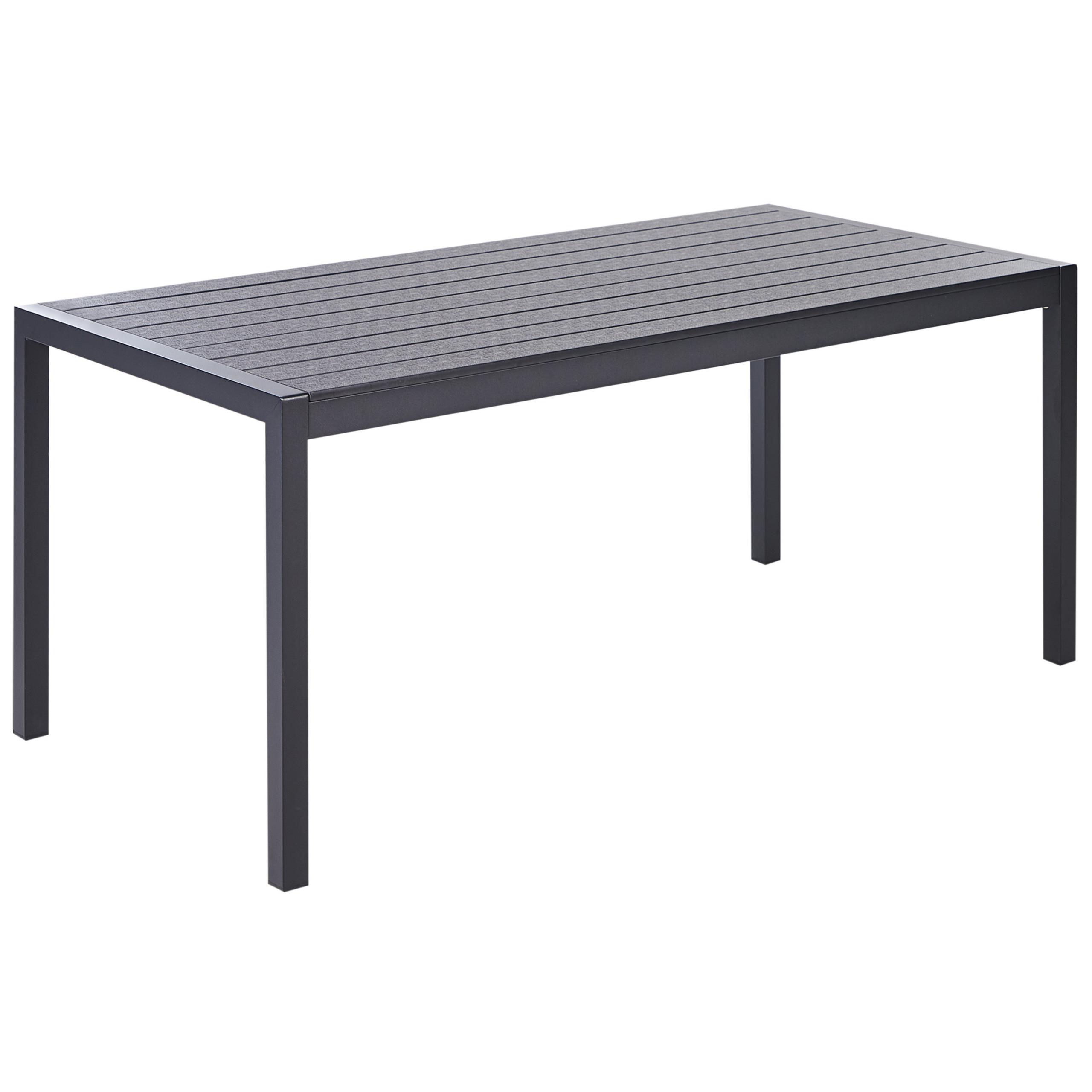 wohnli-moebel-suche-800000721713 Wohnli Möbelsuche - GARTENTISCH Aluminium schwarz 180/90 cm Vernio