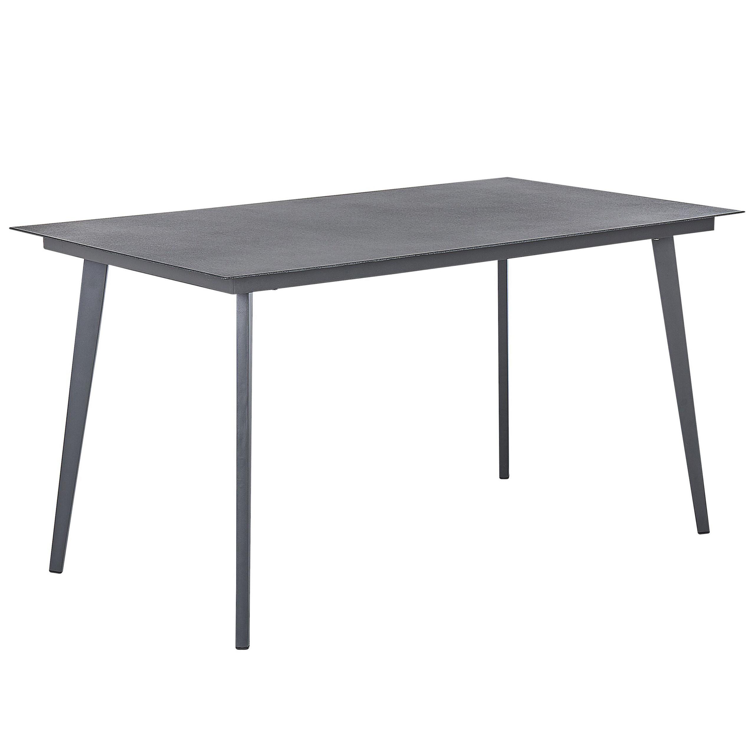 Wohnli Möbelsuche - GARTENTISCH Aluminium grau 140/80 cm Mileto