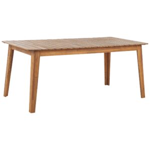 Wohnli Möbelsuche - GARTENTISCH Akazienholz hellbraun 180/90 cm Fornelli