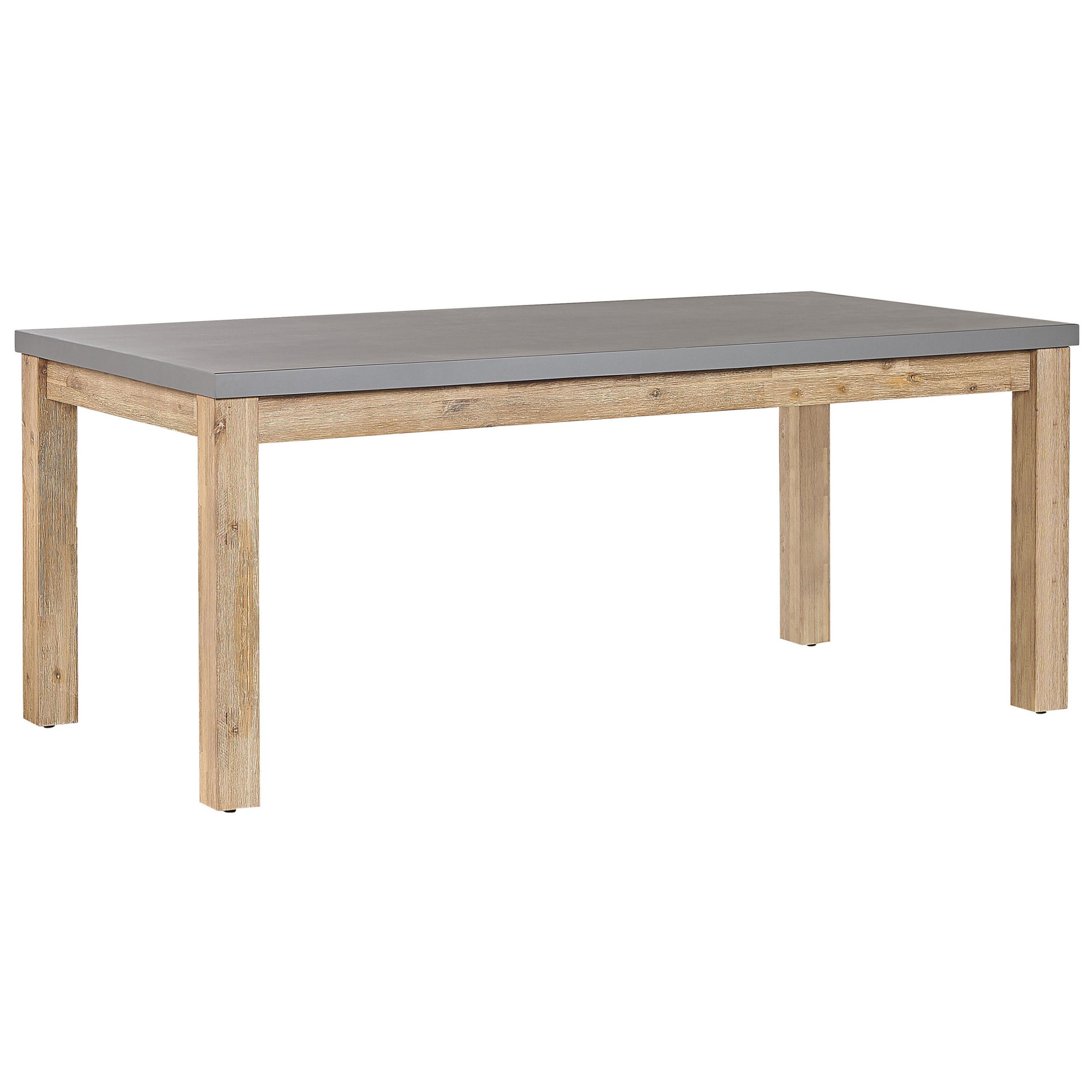 wohnli-moebel-suche-800000721729 Wohnli Möbelsuche - GARTENTISCH Beton/Akazienholz 180/90 cm Ostuni