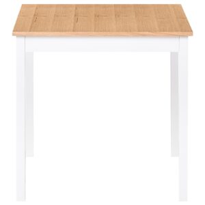 wohnli-moebel-suche-800000721735-1 ESSTISCH Holz hellbraun/weiß 80/80 cm Battersby Holz Beliani Möbel > Tische > Esstische Braun