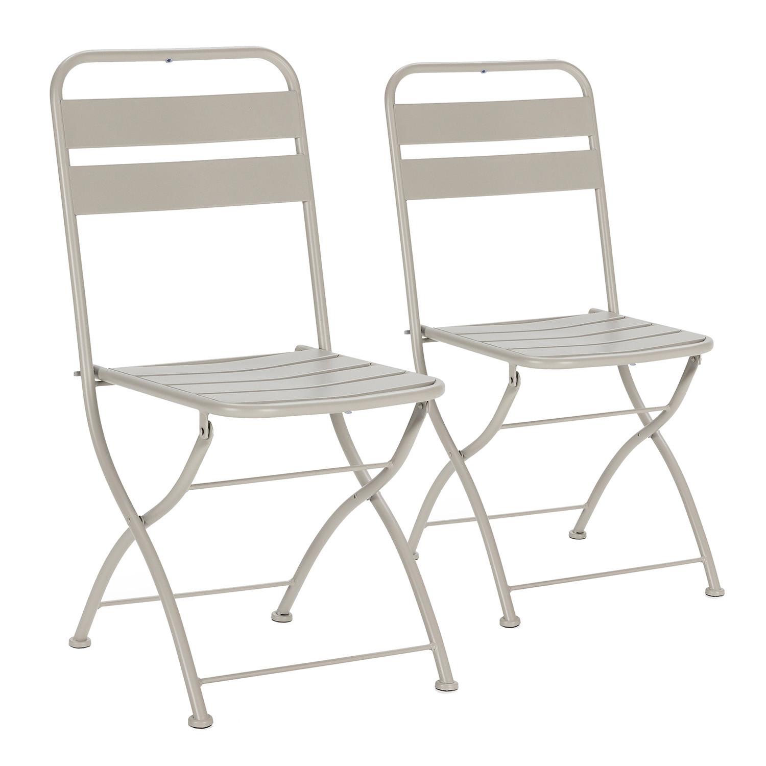 Wohnli Möbelsuche - GARTENKLAPPSTUHL-SET Perla Metall