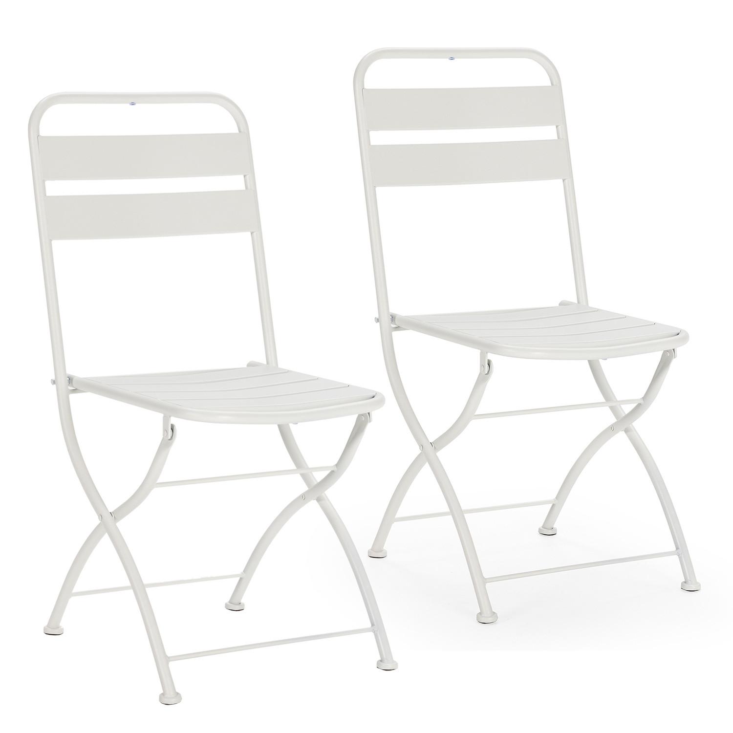 Wohnli Möbelsuche - GARTENKLAPPSTUHL-SET Perla Metall