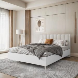 wohnli-moebel-suche-800000727324-1 POLSTERBETT Stella 166/211/108 weiß/beige Textil Beautysofa Möbel > Betten > Polsterbetten Weiß