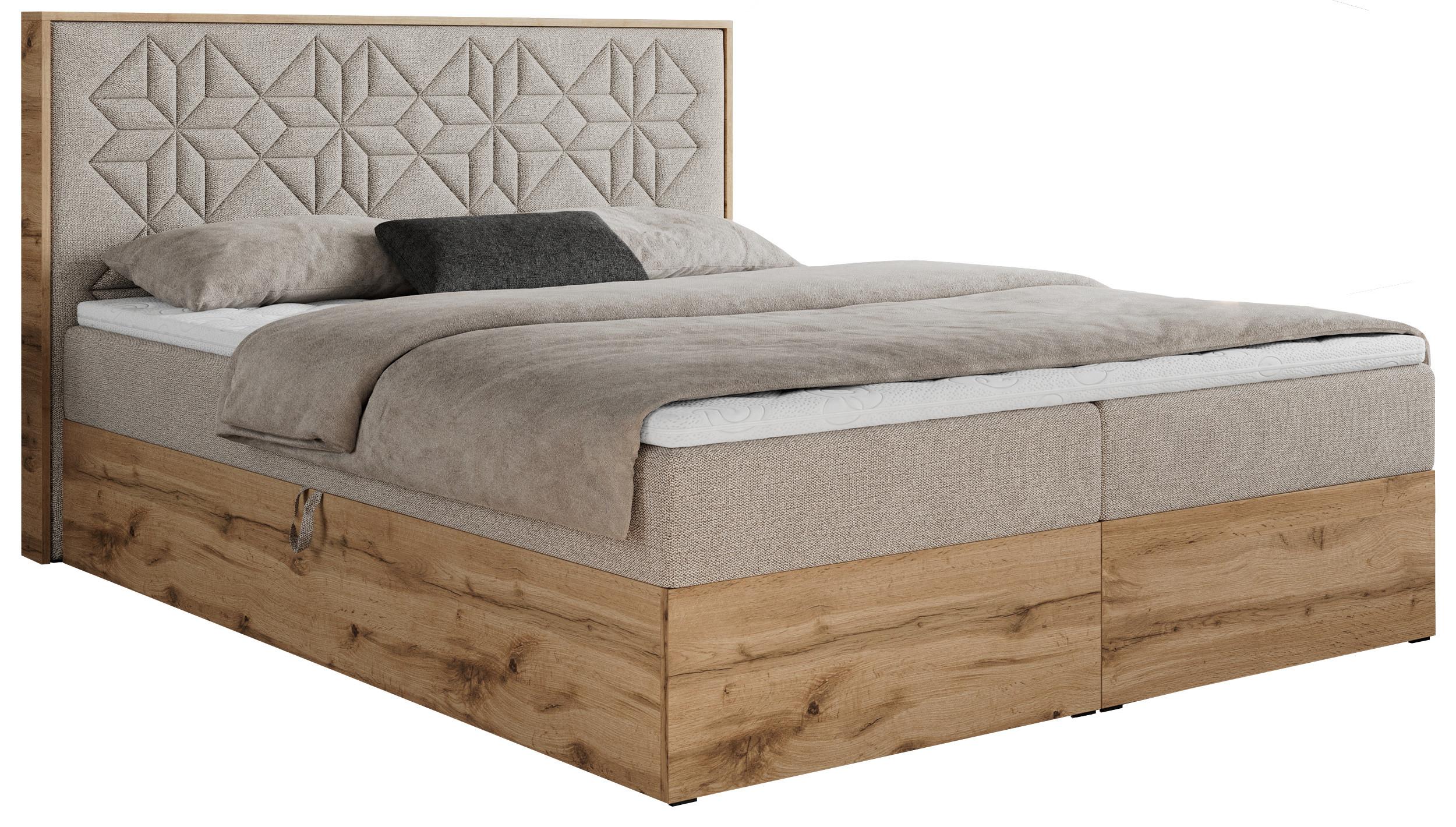 wohnli-moebel-suche-800000738945 Wohnli Möbelsuche - BOXBETT NESSI - 140/200 Beige Struktur - H3