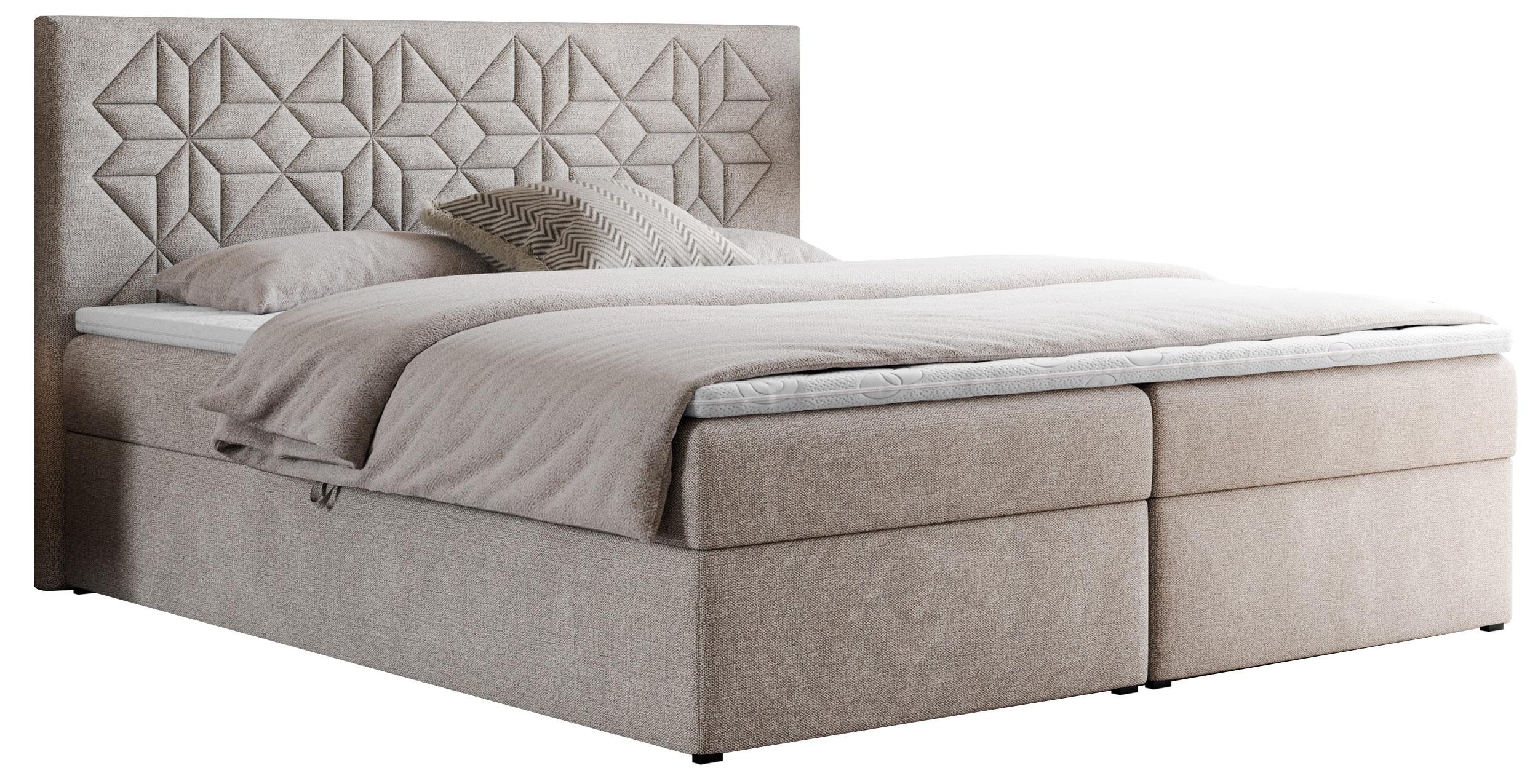 wohnli-moebel-suche-800000738950 Wohnli Möbelsuche - BOXBETT LEILA 180/200 Beige Struktur - H4