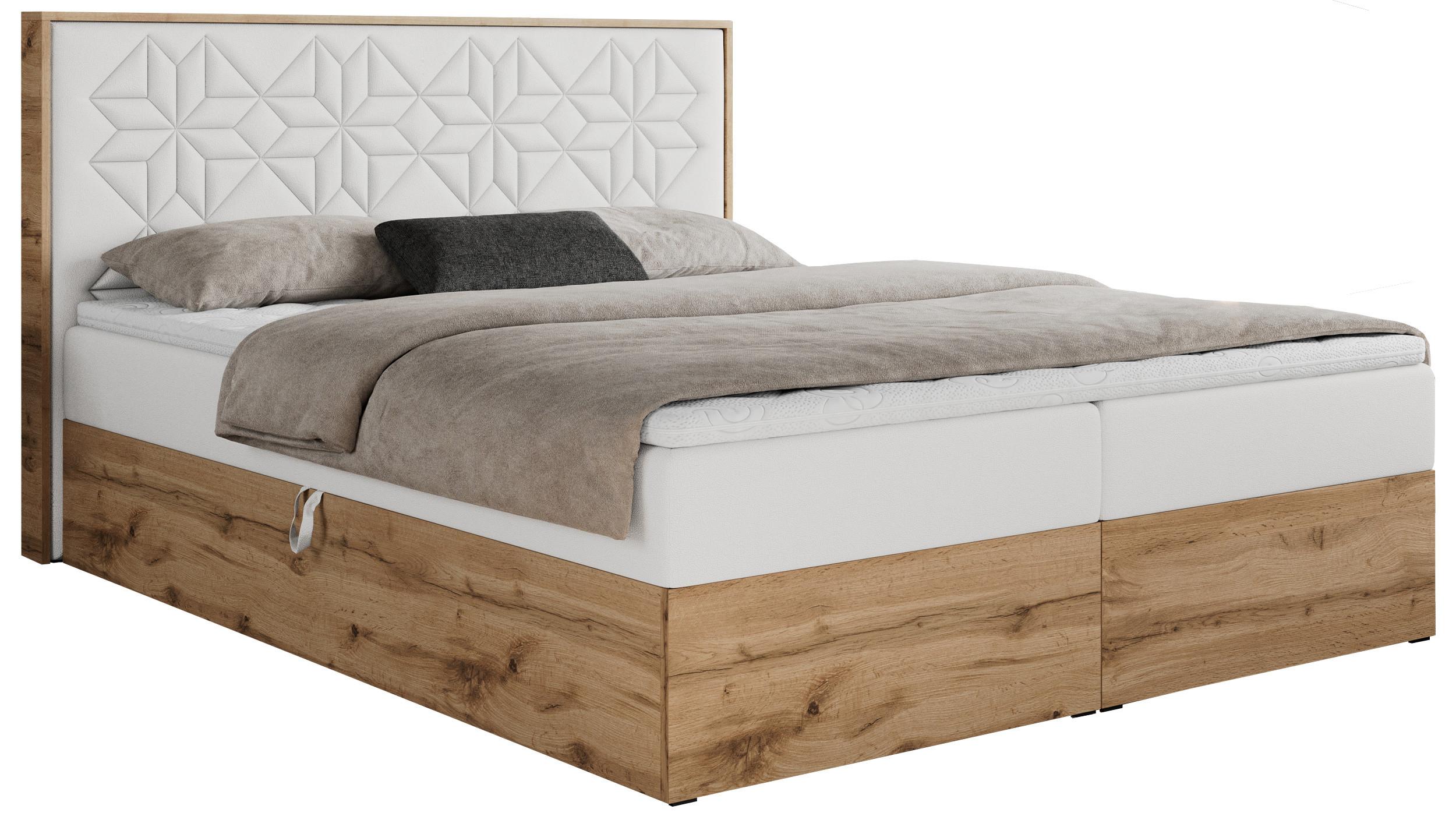 wohnli-moebel-suche-800000739359 Wohnli Möbelsuche - BOXBETT NESSI - 120/200 Weiß Kunstleder - H3