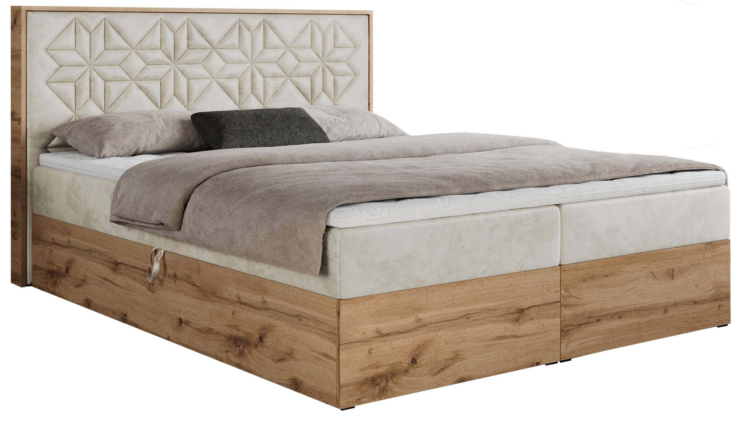 wohnli-moebel-suche-800000739401 Wohnli Möbelsuche - BOXBETT NESSI - 140/200 Beige Velvet - H3