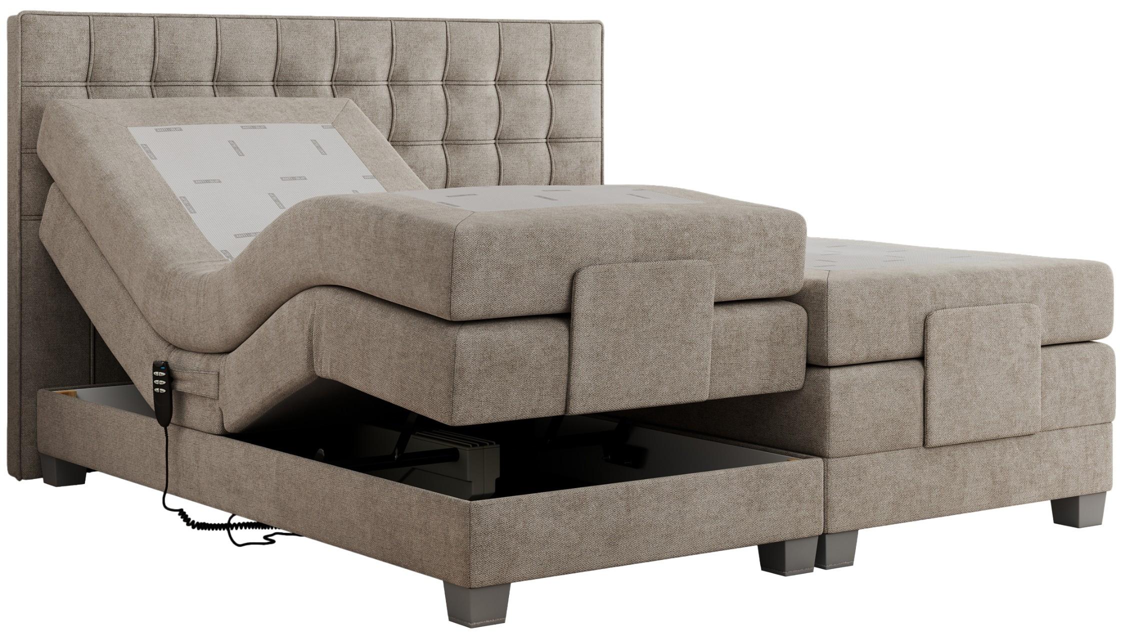 wohnli-moebel-suche-800000739435 Wohnli Möbelsuche - BOXBETT ELEKTRO 160/200 Beige Struktur - H4