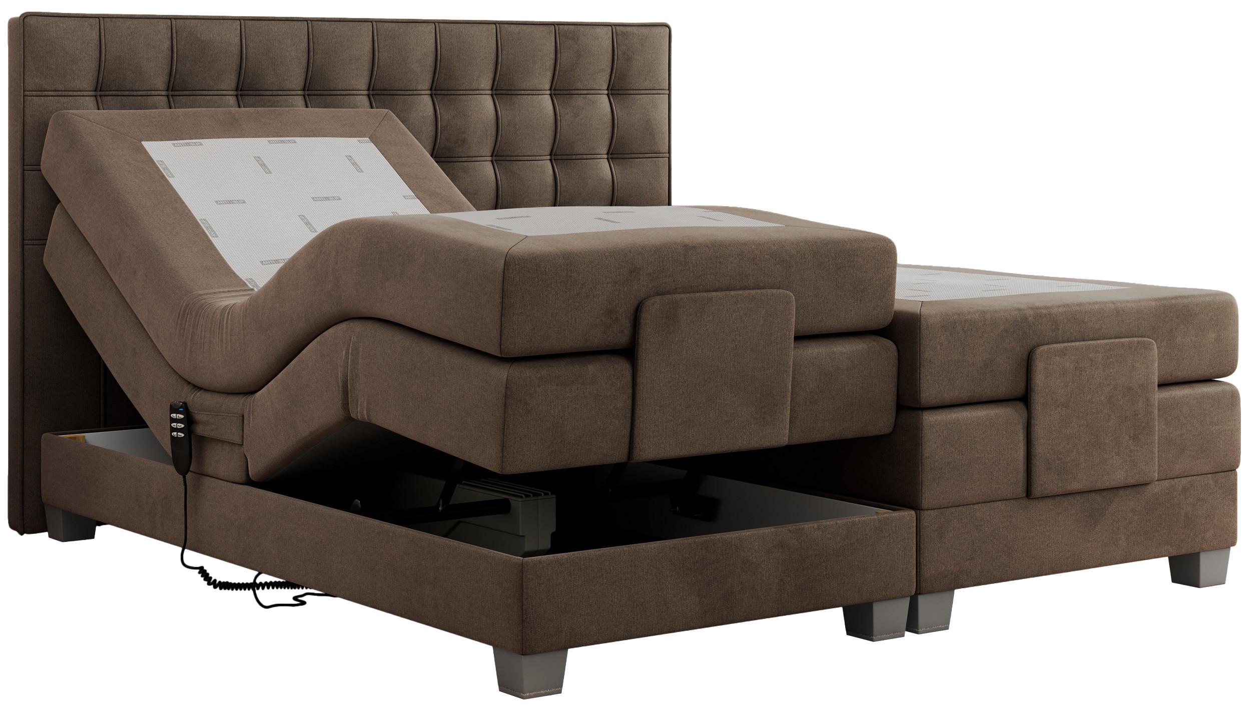 wohnli-moebel-suche-800000739549 Wohnli Möbelsuche - BOXBETT ELEKTRO 140/200 Braun Velvet - H3