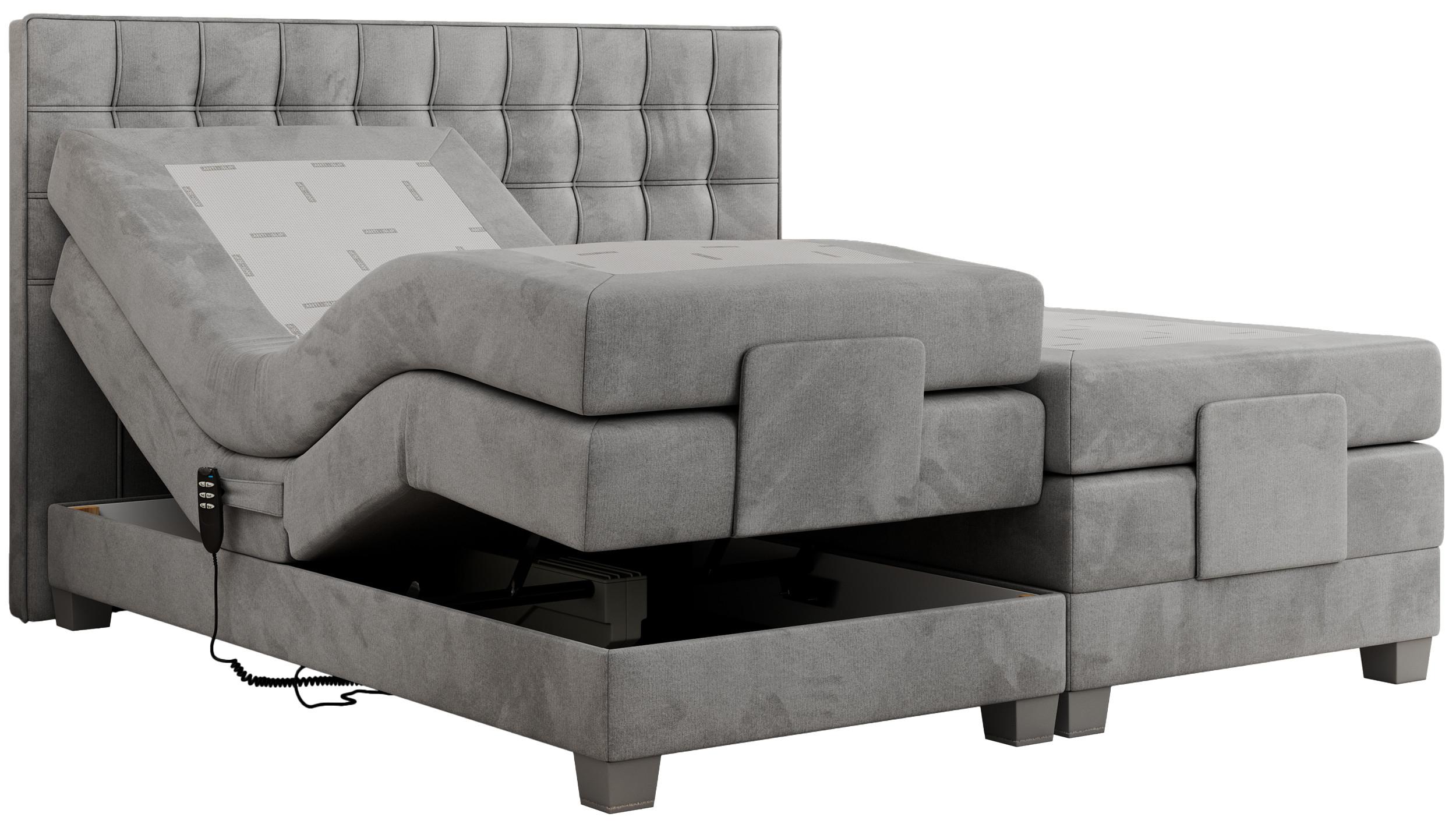 wohnli-moebel-suche-800000739588 Wohnli Möbelsuche - BOXBETT ELEKTRO 180/200 Hellgrau Velvet - H4
