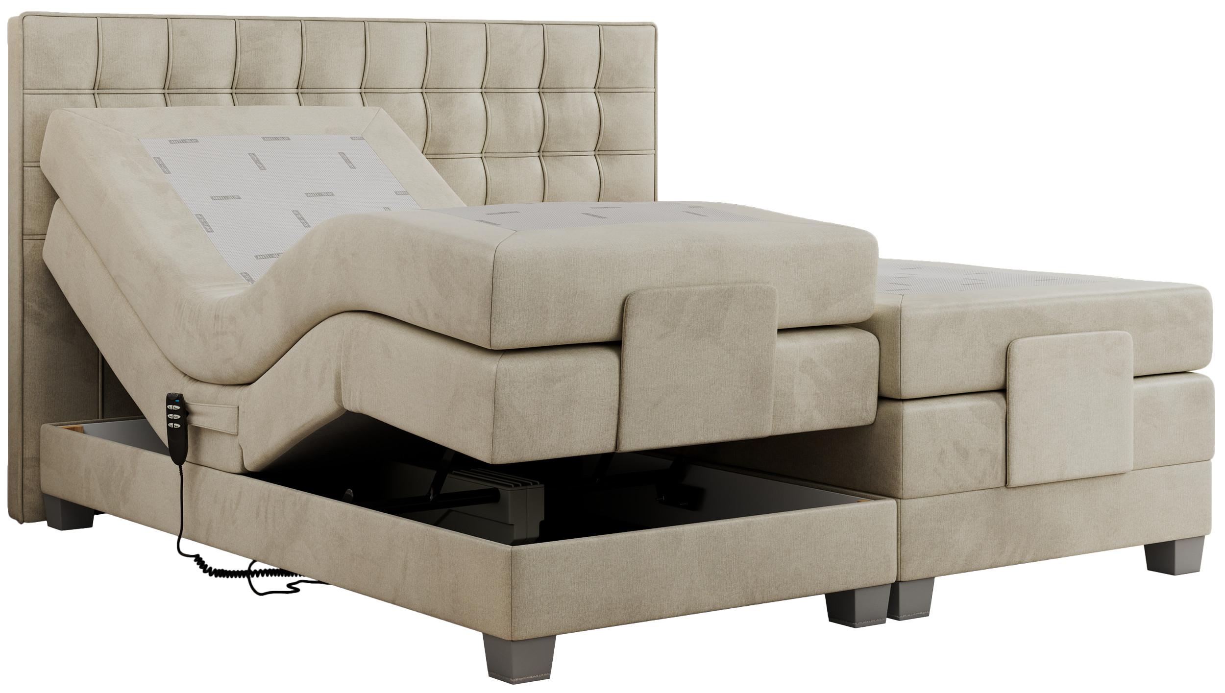 wohnli-moebel-suche-800000739622 Wohnli Möbelsuche - BOXBETT ELEKTRO 140/200 Beige Velvet - H4