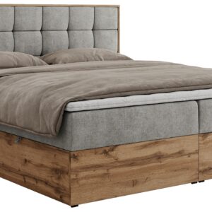 Wohnli Möbelsuche - BOXBETT ALBERO 1 - 120/200 Grau Struktur - H3