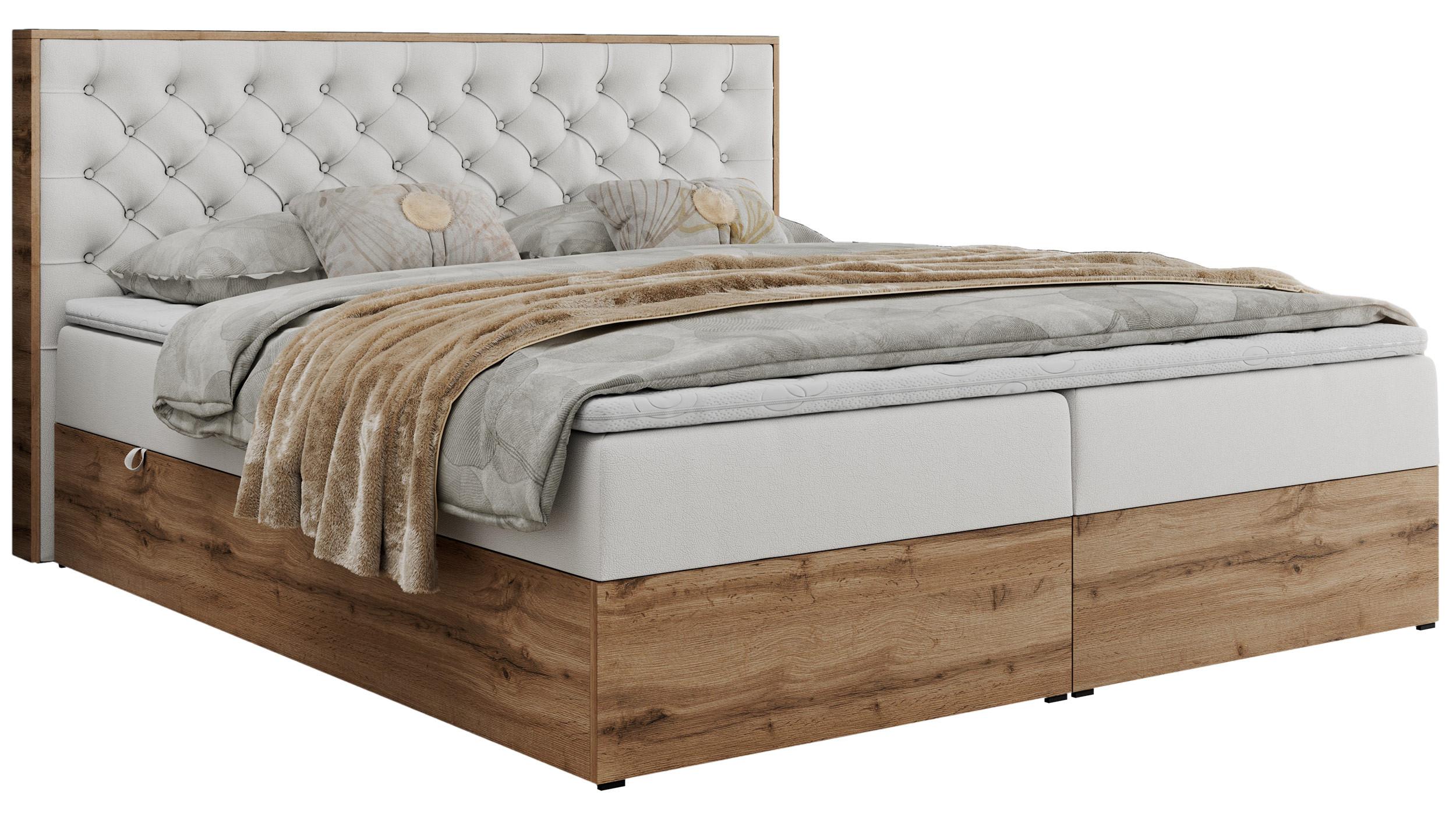 wohnli-moebel-suche-800000739927 Wohnli Möbelsuche - BOXBETT ALBERO 3 - 120/200 Weiß Kunstleder - H4