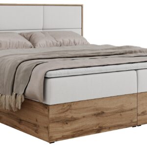 Wohnli Möbelsuche - BOXBETT ALBERO 2 - 140/200 Weiß Kunstleder - H4