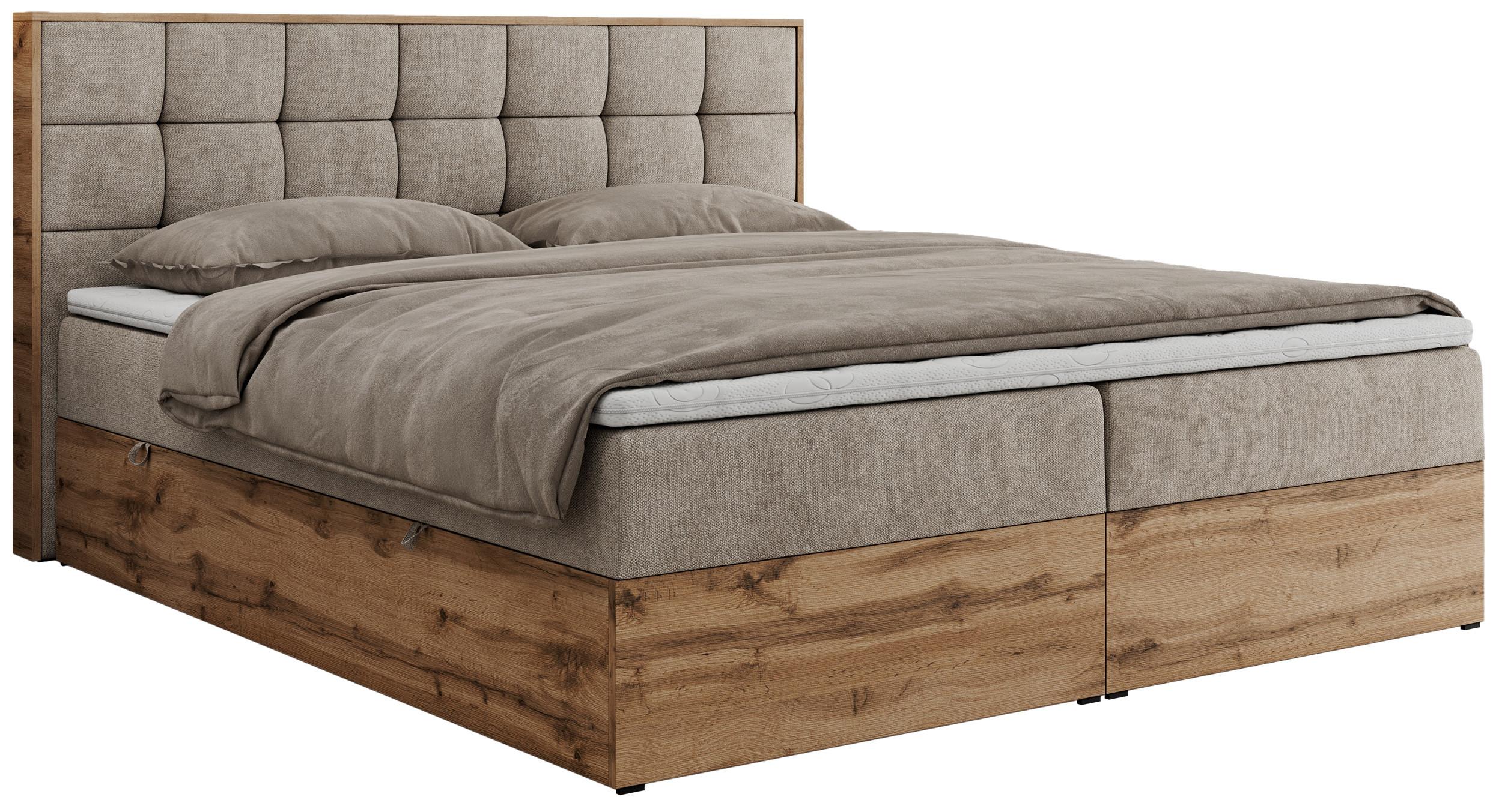 wohnli-moebel-suche-800000740019 Wohnli Möbelsuche - BOXBETT ALBERO 1 - 180/200 Beige Struktur - H3