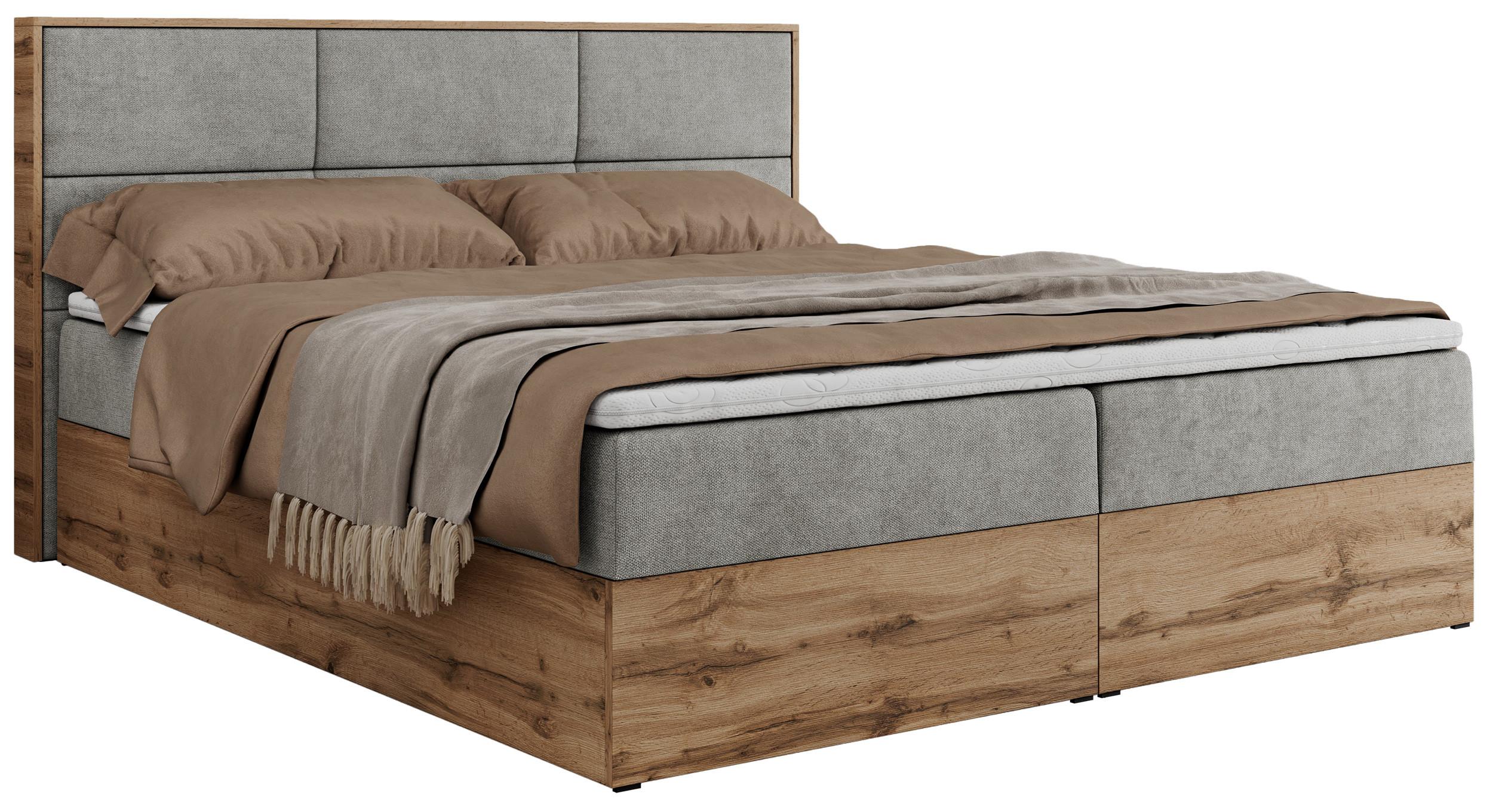 wohnli-moebel-suche-800000743900 Wohnli Möbelsuche - BOXBETT ALBERO 2 - 120/200 Hellgrau Struktur - H3