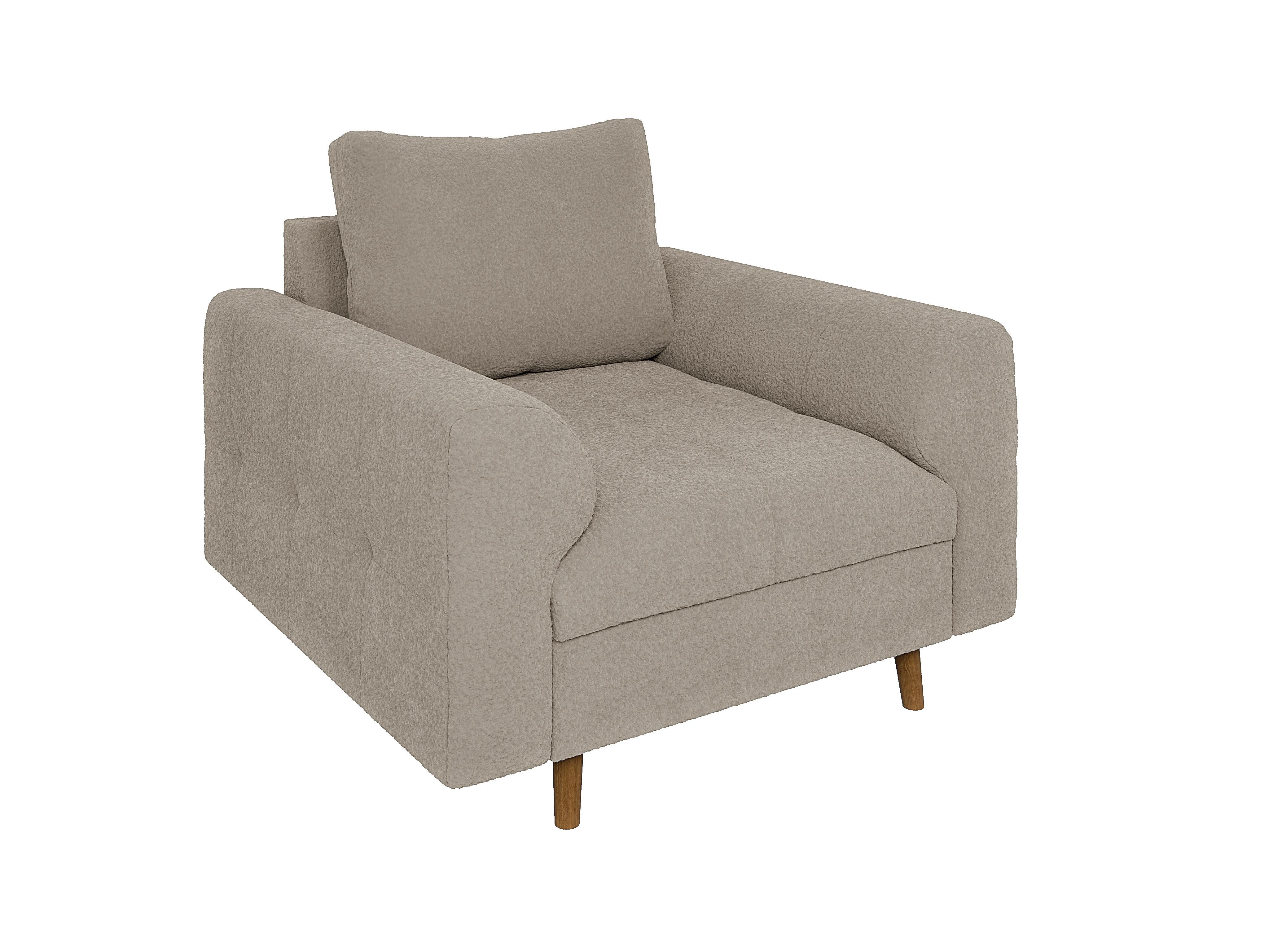 Wohnli Möbelsuche - SESSEL Henrik Beige Boucle
