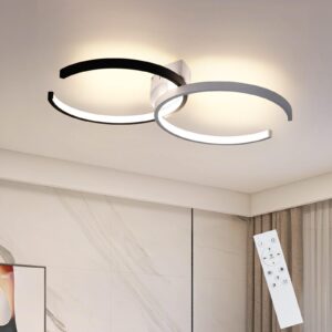 LED-DECKENLEUCHTE Dagmar 54/32/8.5 cm Deckenlampe Metall Nettlife Lampen & Leuchten > LED-Leuchten > LED-Deckenleuchten Weiß