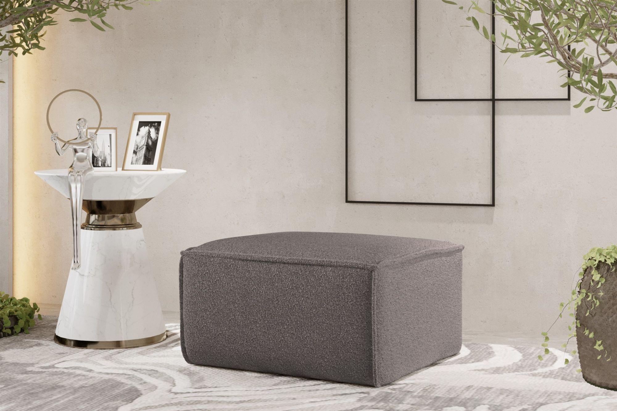 wohnli-moebel-suche-800000752646-1 POLSTERHOCKER Celes Prem.65 Asc. Bukla Textil Fun Möbel Möbel > Sessel > Hocker Taupe