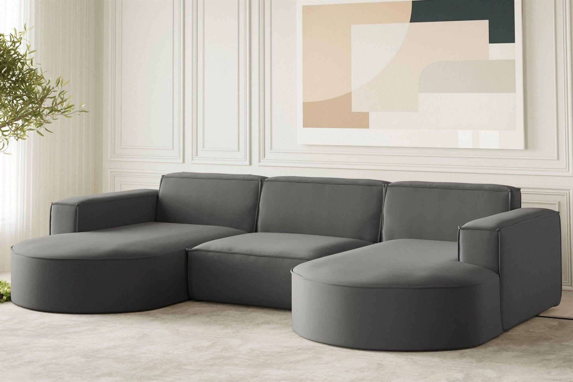 wohnli-moebel-suche-800000752681-1 WOHNLANDSCHAFT Palma In Opera Textil Fun Möbel Möbel > Sofas & Couches > Wohnlandschaften > Wohnlandschaften U-Form Anthrazit