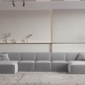WOHNLANDSCHAFT Celes Premium Xl Opera Textil Fun Möbel Möbel > Sofas & Couches > Wohnlandschaften > Wohnlandschaften U-Form Grau