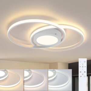 wohnli-moebel-suche-800000752858-1 LED-DECKENLEUCHTE Einäugig 47.4/33.2/4 cm Deckenlampe Metall Nettlife Lampen & Leuchten > LED-Leuchten > LED-Deckenleuchten Weiß