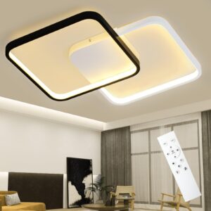 LED-DECKENLEUCHTE Nils 43/43/4.5 cm Deckenlampe Metall Nettlife Lampen & Leuchten > LED-Leuchten > LED-Deckenleuchten Weiß
