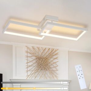 LED-DECKENLEUCHTE Edith 80/39/7.5 cm Deckenlampe Kunststoff Nettlife Lampen & Leuchten > LED-Leuchten > LED-Deckenleuchten Weiß