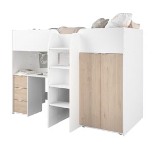 wohnli-moebel-suche-800000754960 Wohnli Möbelsuche - HOCHBETT mit Kleiderschrank und Schreibtisch Bett 90 x 200 cm
