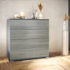 wohnli-moebel-suche-800000755092-1 KOMMODE Pavos Avola-Anthrazit Holzwerkstoff Vladon Möbel > Kommoden & Schubladenschränke > Kommoden Anthrazit