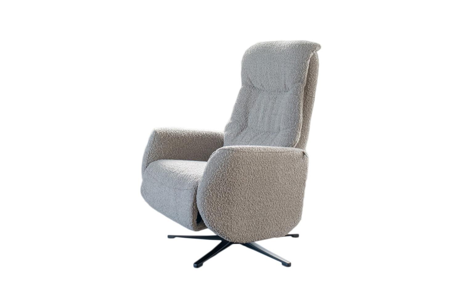 wohnli-moebel-suche-800000756080 Wohnli Möbelsuche - RELAXSESSEL SARI Taupe Webstoff Relaxfunktion