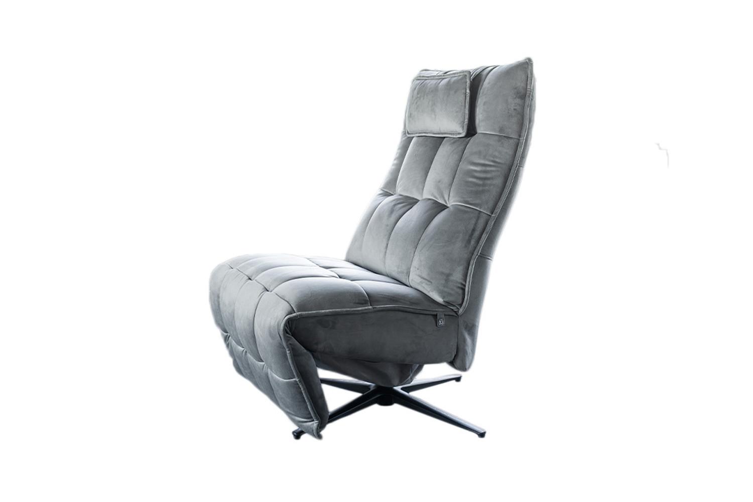 wohnli-moebel-suche-800000756123 Wohnli Möbelsuche - RELAXSESSEL MIKO Steingrau Velvet Relaxfunktion