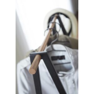 wohnli-moebel-suche-800000757520-1 KLEIDERSTÄNDER aus Metall und Holz - H140 cm Metall Yamazaki Garderoben > Kleiderständer Schwarz