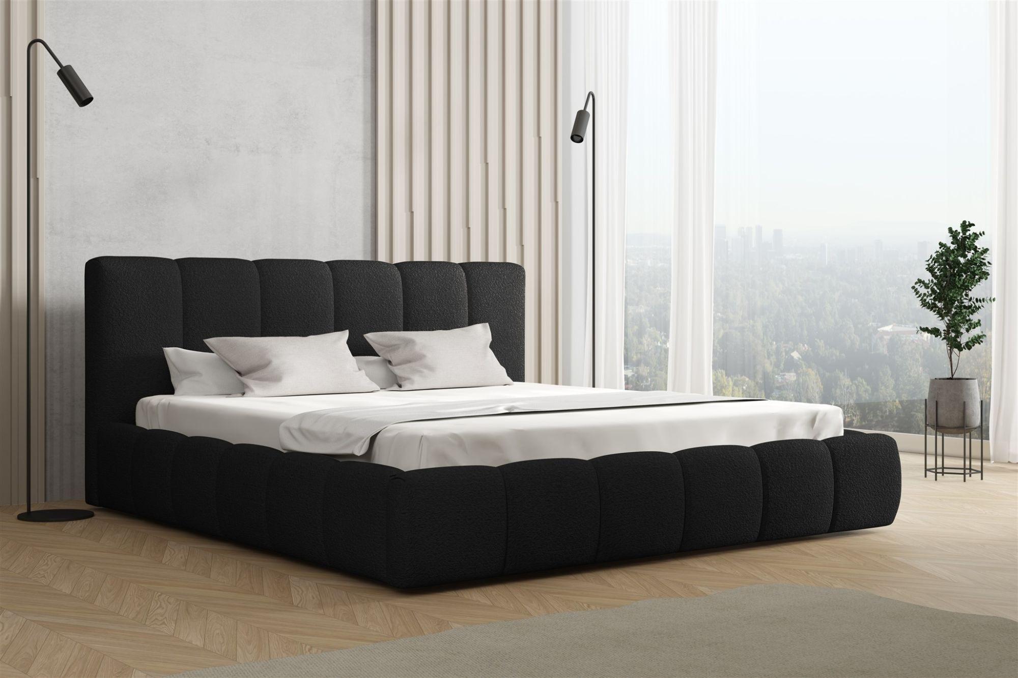 wohnli-moebel-suche-800000761062-1 POLSTERBETT Giulia Freya Textil Fun Möbel Möbel > Betten > Polsterbetten Schwarz