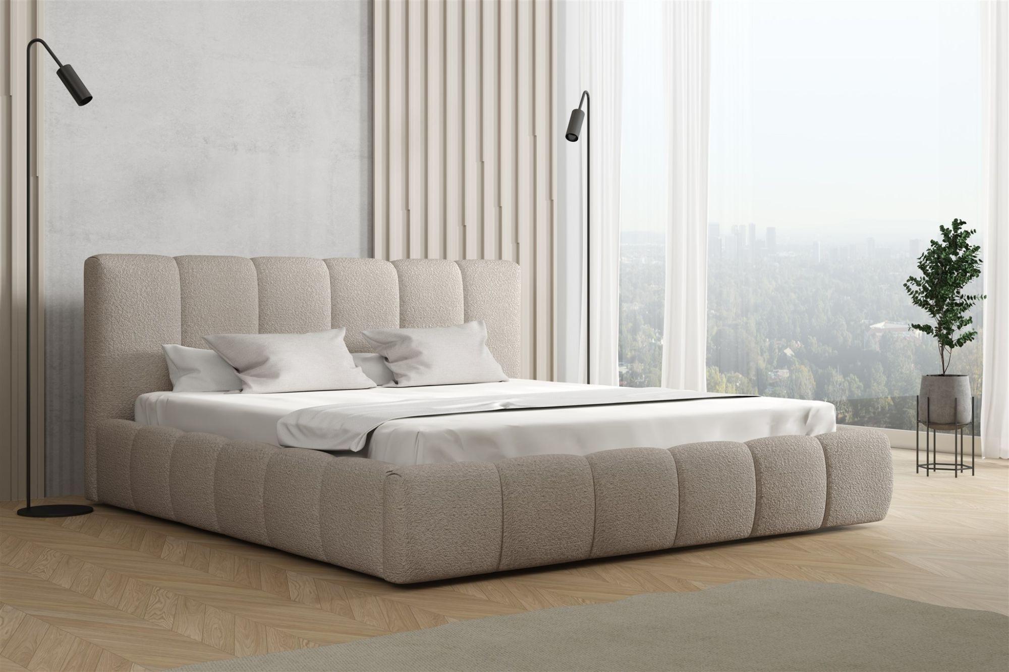 wohnli-moebel-suche-800000761292-1 POLSTERBETT Giulia Freya Textil Fun Möbel Möbel > Betten > Polsterbetten Taupe