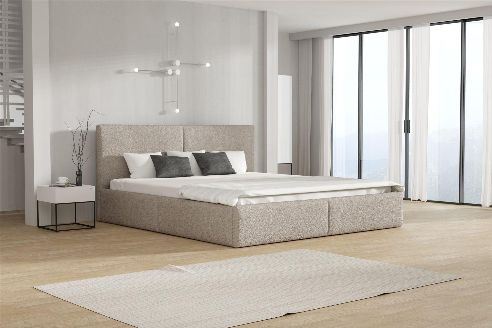 POLSTERBETT Bergen In Freya Textil Fun Möbel Möbel > Betten > Polsterbetten Taupe