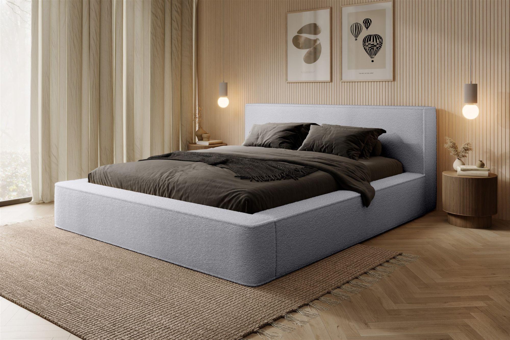 wohnli-moebel-suche-800000761628-1 POLSTERBETT Omaha In Euphoria Textil Fun Möbel Möbel > Betten > Polsterbetten Grau
