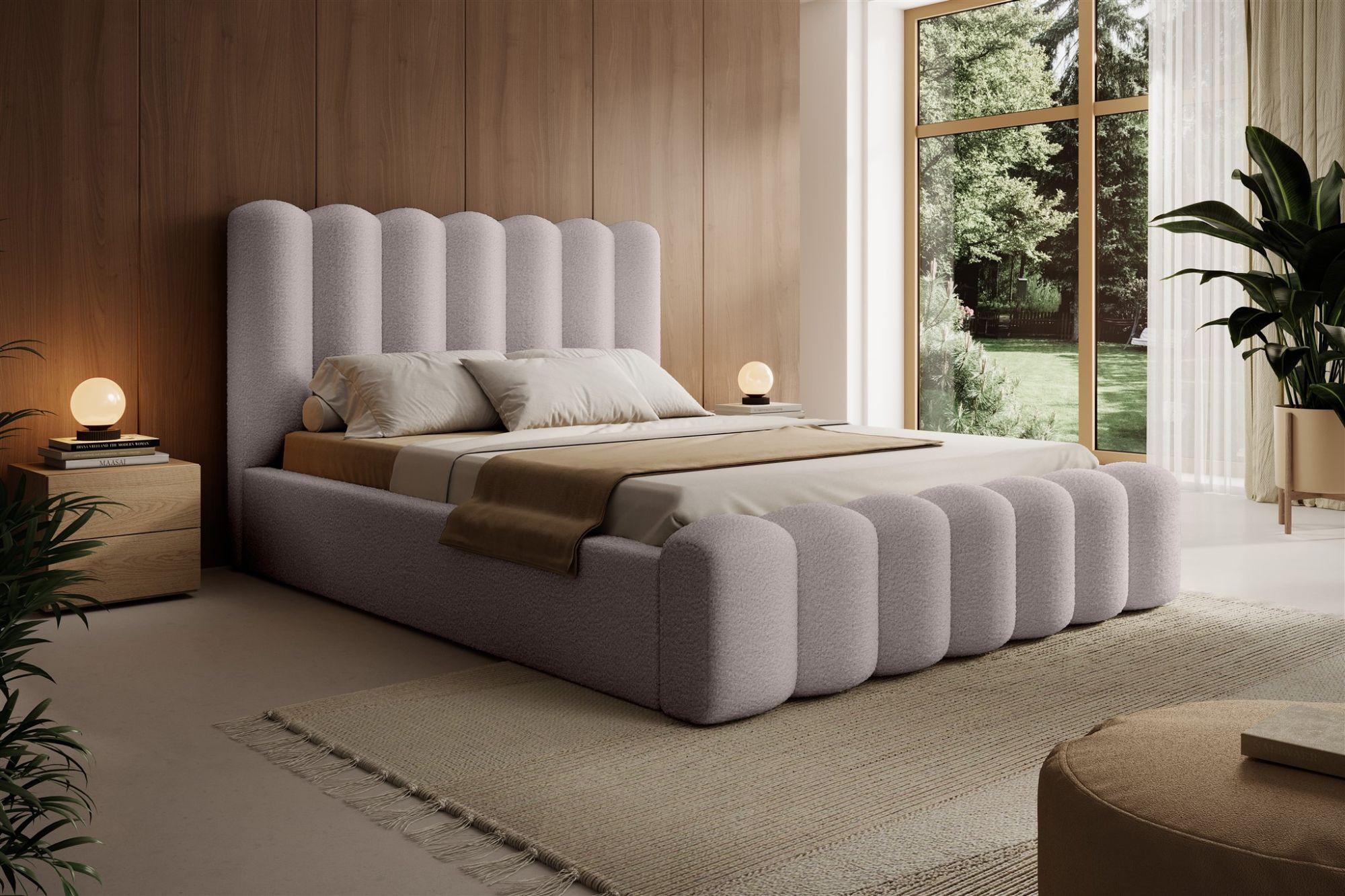 wohnli-moebel-suche-800000761961-1 POLSTERBETT Macon Stoff Euphoria Textil Fun Möbel Möbel > Betten > Polsterbetten Beige