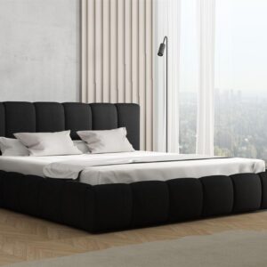 wohnli-moebel-suche-800000762170-1 POLSTERBETT Giulia Magic Velvet Textil Fun Möbel Möbel > Betten > Polsterbetten Schwarz