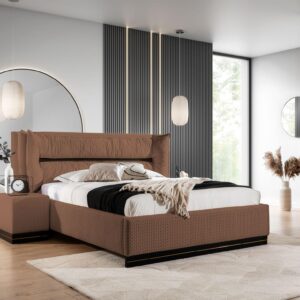 POLSTERBETT Hamilton Magic Velvet Set.4 Textil Fun Möbel Möbel > Betten > Polsterbetten Braun