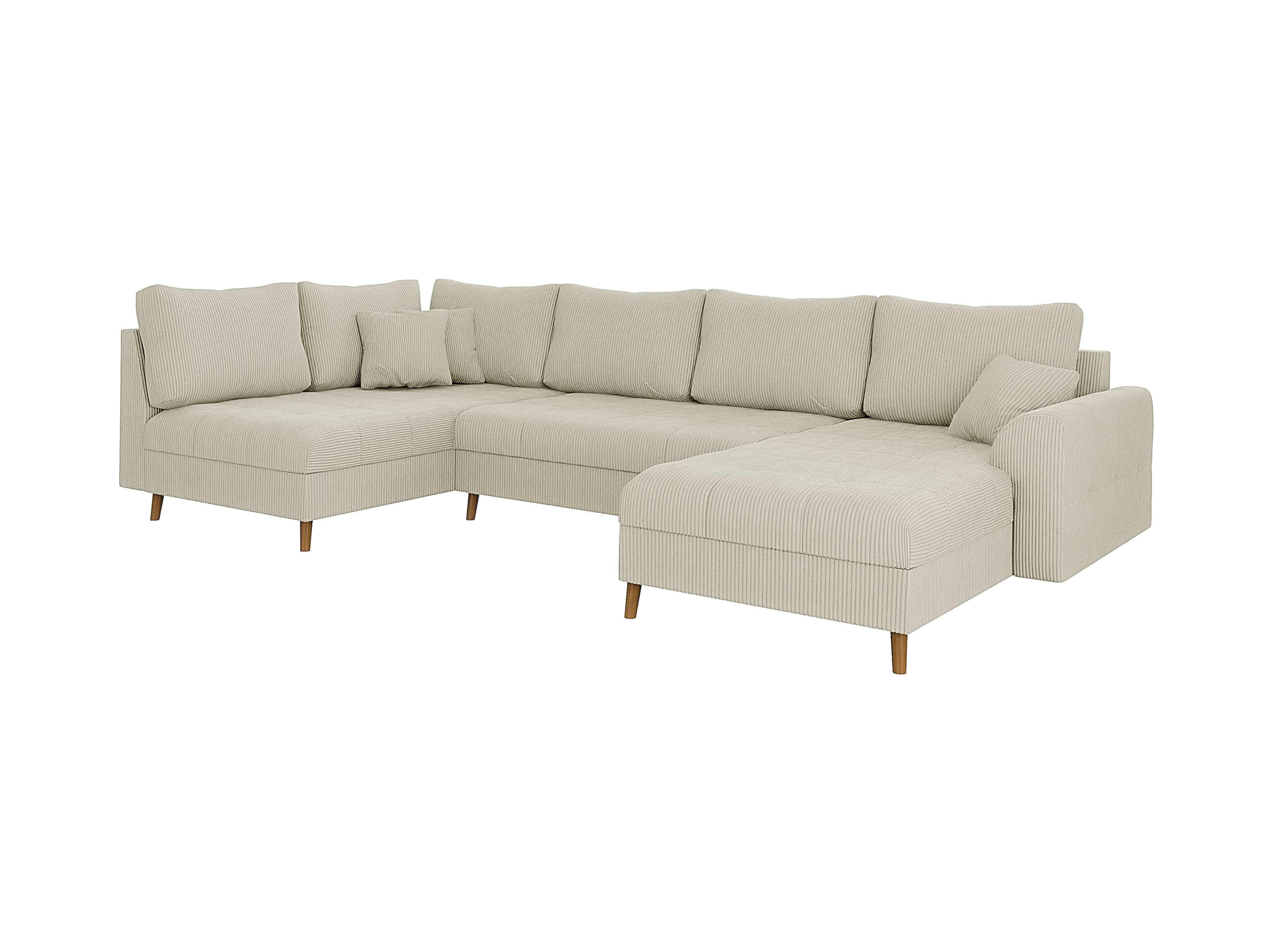 wohnli-moebel-suche-800000762501 Wohnli Möbelsuche - WOHNLANDSCHAFT Alma Beige Cord - Ottomane rechts