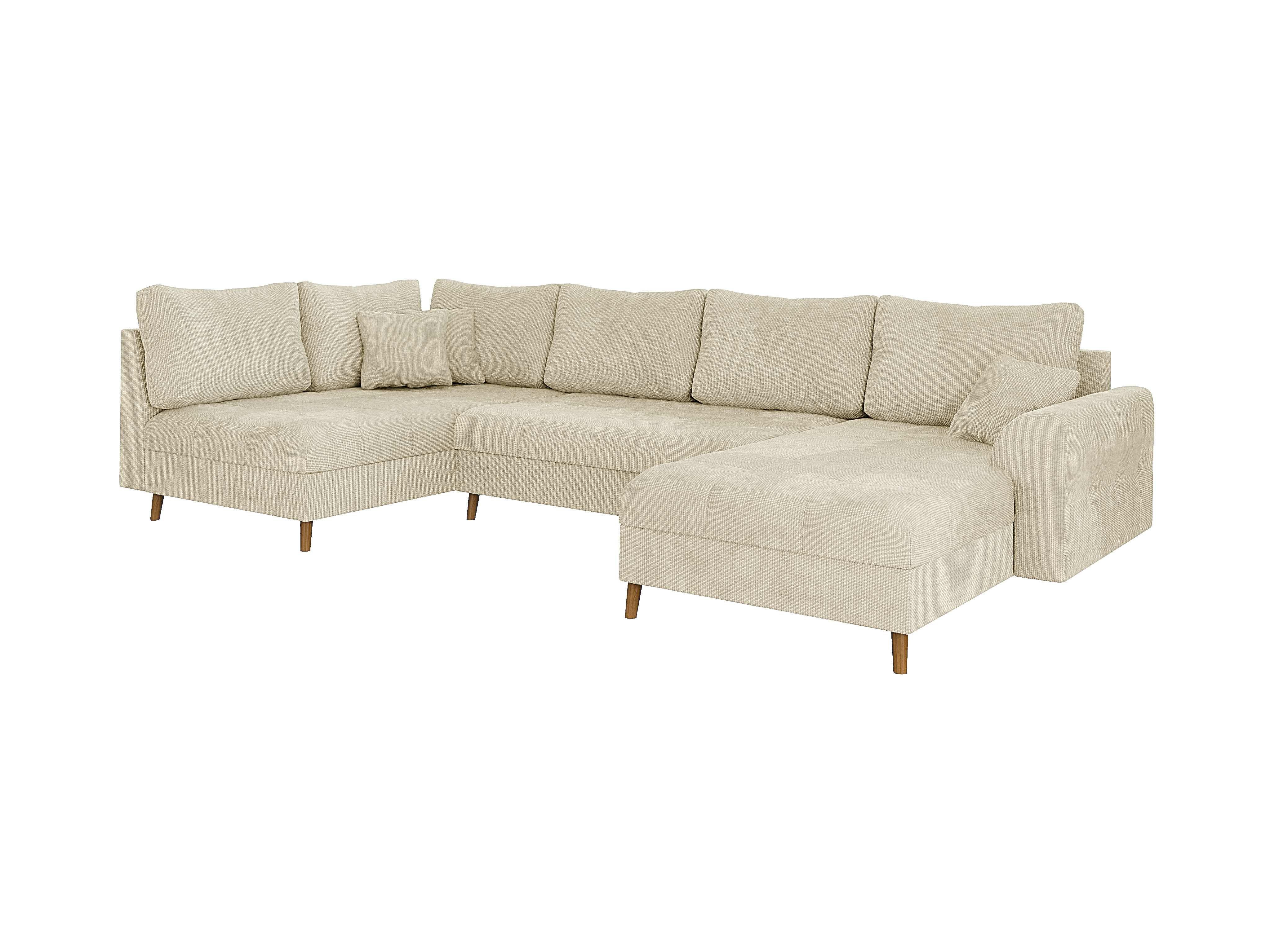 wohnli-moebel-suche-800000762517 Wohnli Möbelsuche - WOHNLANDSCHAFT Sigurd Beige Chenille - Ottomane rechts