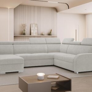 wohnli-moebel-suche-800000764140-1 WOHNLANDSCHAFT Oslo 2rR2pLC Textil MIRJAN24 Möbel > Sofas & Couches > Wohnlandschaften > Wohnlandschaften U-Form Grau